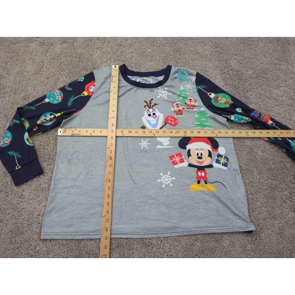 Disney 100th Anniversary Pajama Set Womens 3X PLUS Blue Sleepwear - Picture 3 of 13